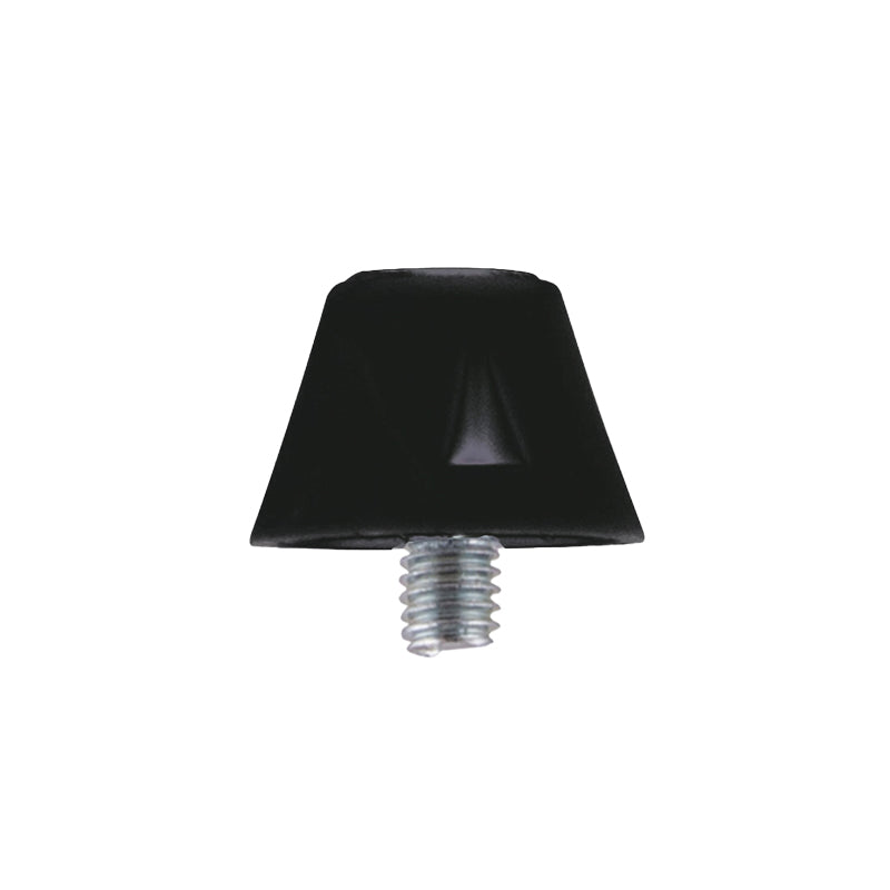 Football Stud (1/2") | Black/Steel Tip