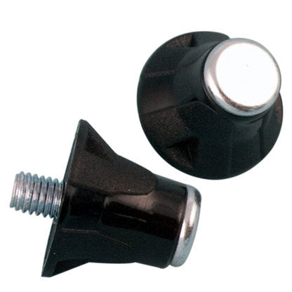 Soccer Stud (13mm/16mm) - Steel Tip - Black